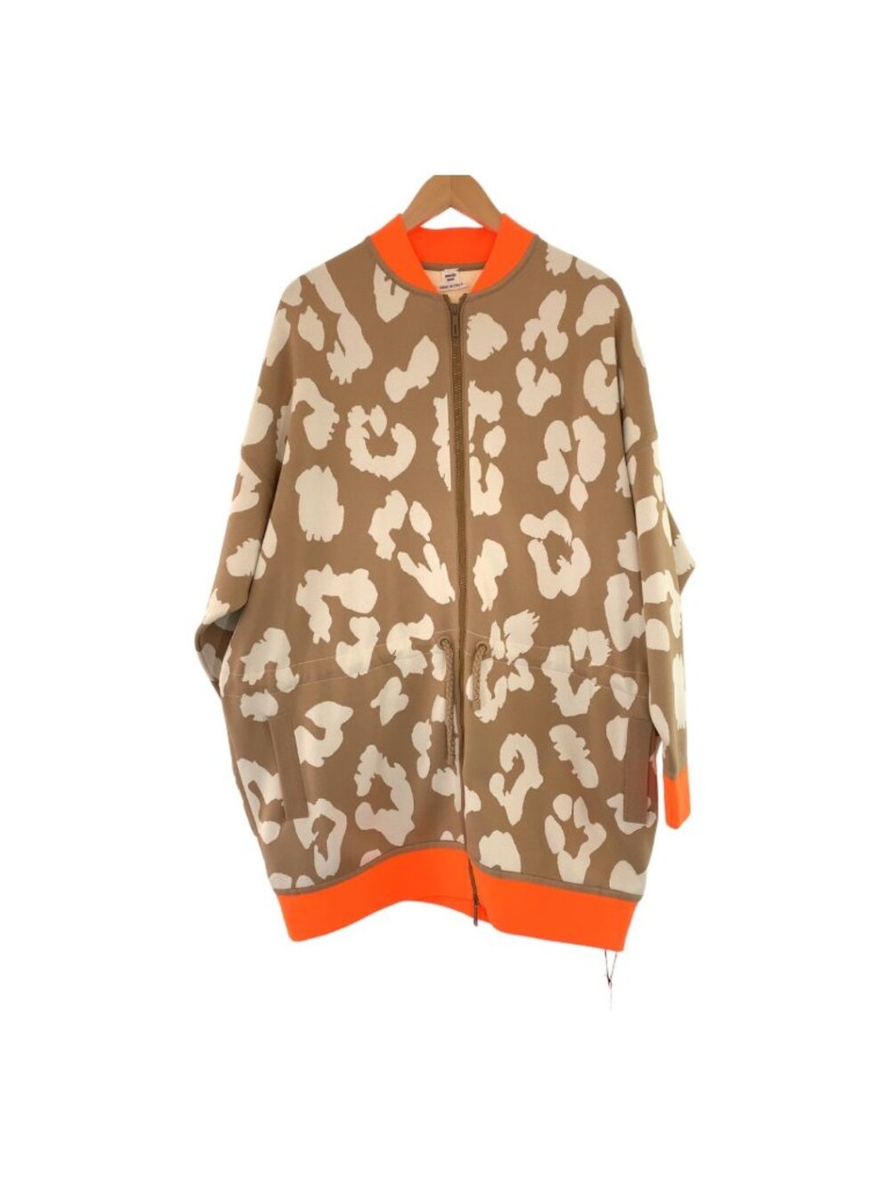Hermes Twillaine Brown Orange Silk Jacket Cardigan Jersey